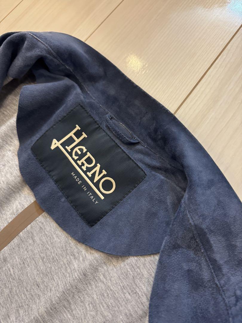 格安販売中 美品・希少】 HERNO ゴートスエード ボンディング ジャケット 44 ジャケット・アウター