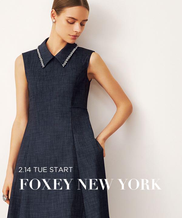 FOXEY NEW YORKフォクシーニューヨーク♡デニムワンピース38