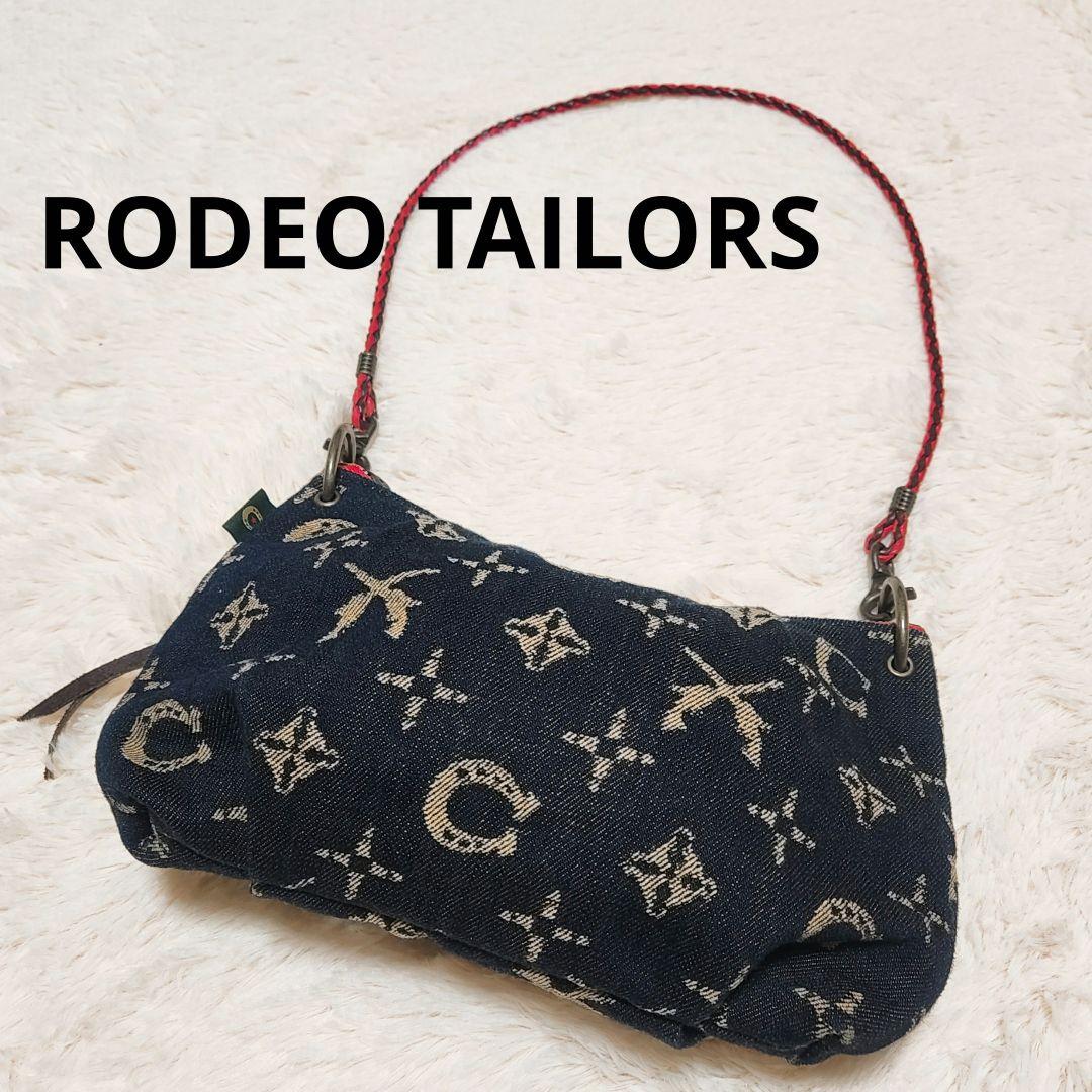 RODEO TAILORS☆ロデオテイラーズ☆ショルダーバッグ☆デニム生地☆ロゴ 6,500円