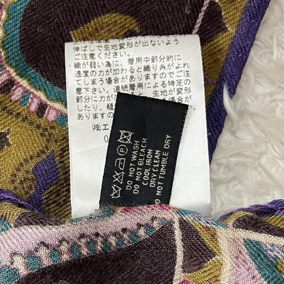 極美品✨ETRO エトロ ストール ショール カシミヤ シルク ペイズリー柄