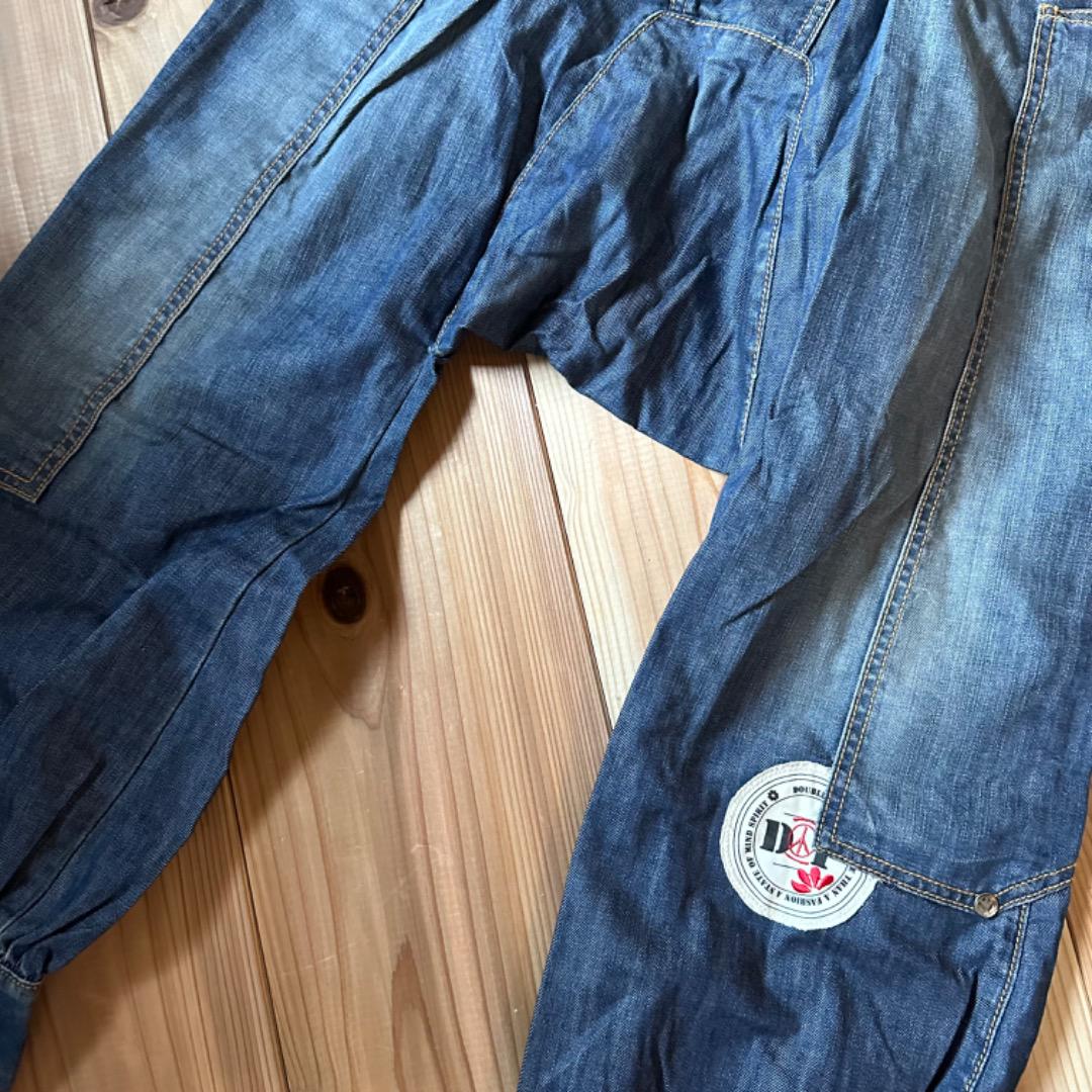 DOPデニムサルエルパンツレトロヴィンテージ古着