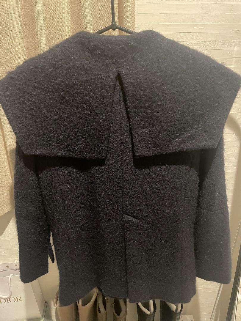 ジャケット・アウター ROSARYMOON Mohair Shaggy Short Coat