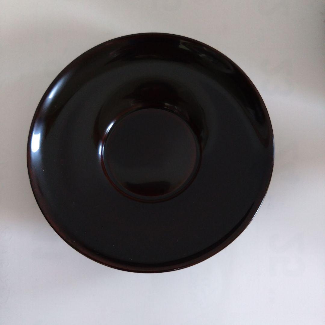 漆器木製茶托5枚新品