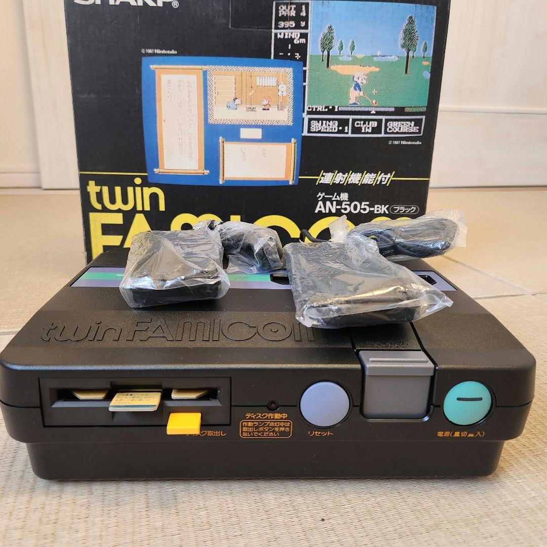 SHARPツインファミコン本体+ファミコンソフト30本セット