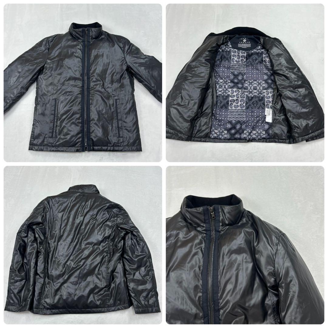 H166 美品 M ジョセフアブード ダウンライナー 黒 ダウンJKT メンズ H166 美品 M ジョセフアブード ダウンライナー 黒 ダウンJKT