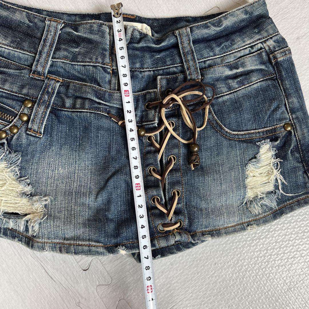 GARULA ガルラ レディース フロントスカート風ショートパンツ S