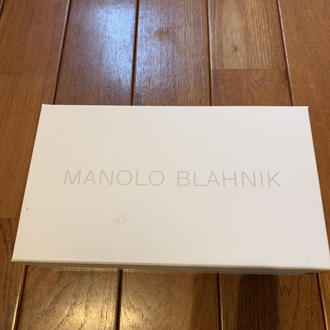 MANOLO BLAHNIK ポインテッドトゥ フラットシューズ 37