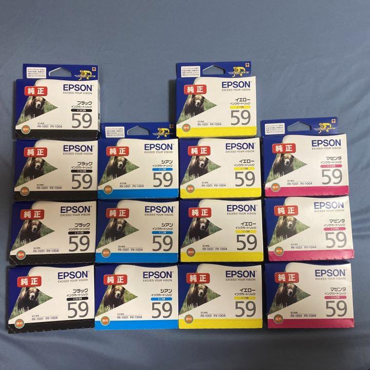 EPSON 純正インク 未使用新品4色セット59シリーズ PX-1001（04）
