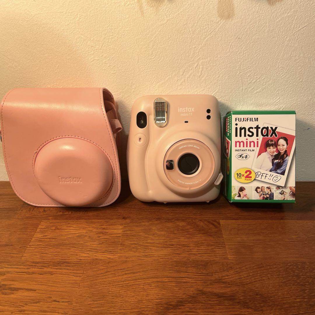 富士フィルム instax mini 11 ピンク 本体　チェキ