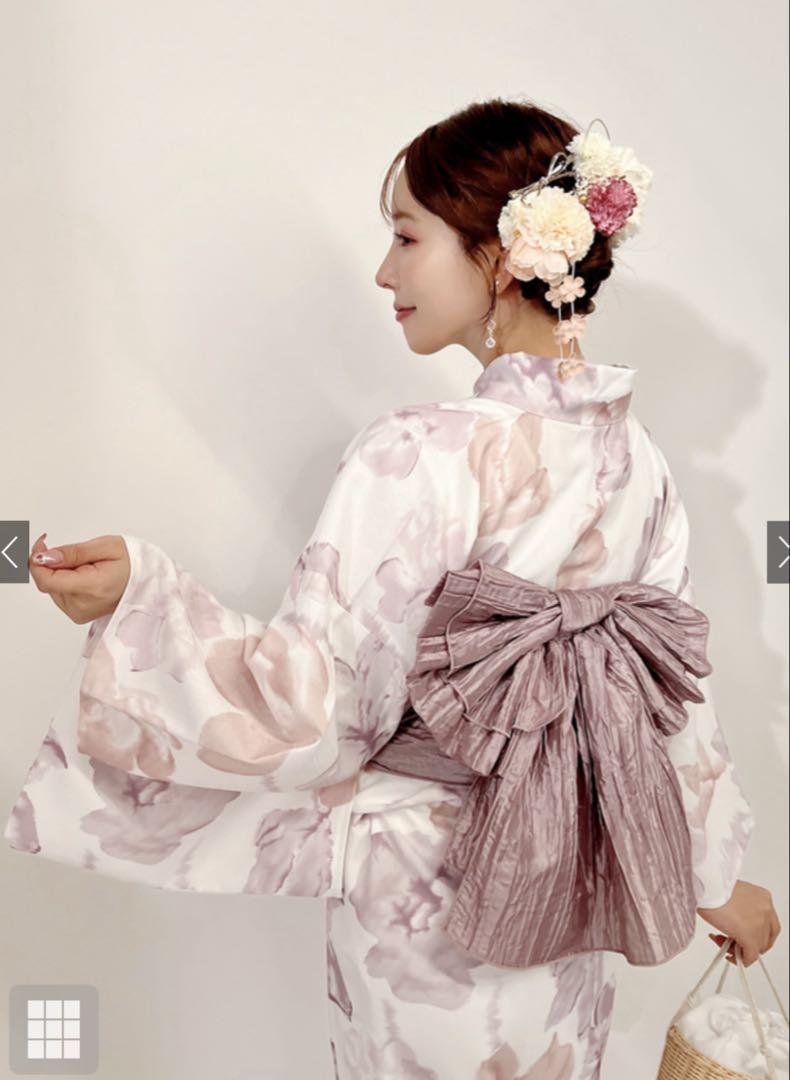 GRL 浴衣 三上悠亜 ぼかし花柄浴衣セット ワンピース2way[gi1506]