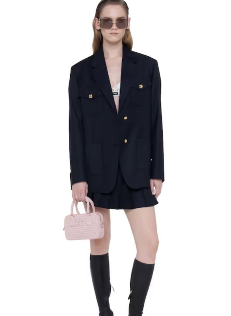 【新品】 miumiu アルカディ クロシェ バッグ
