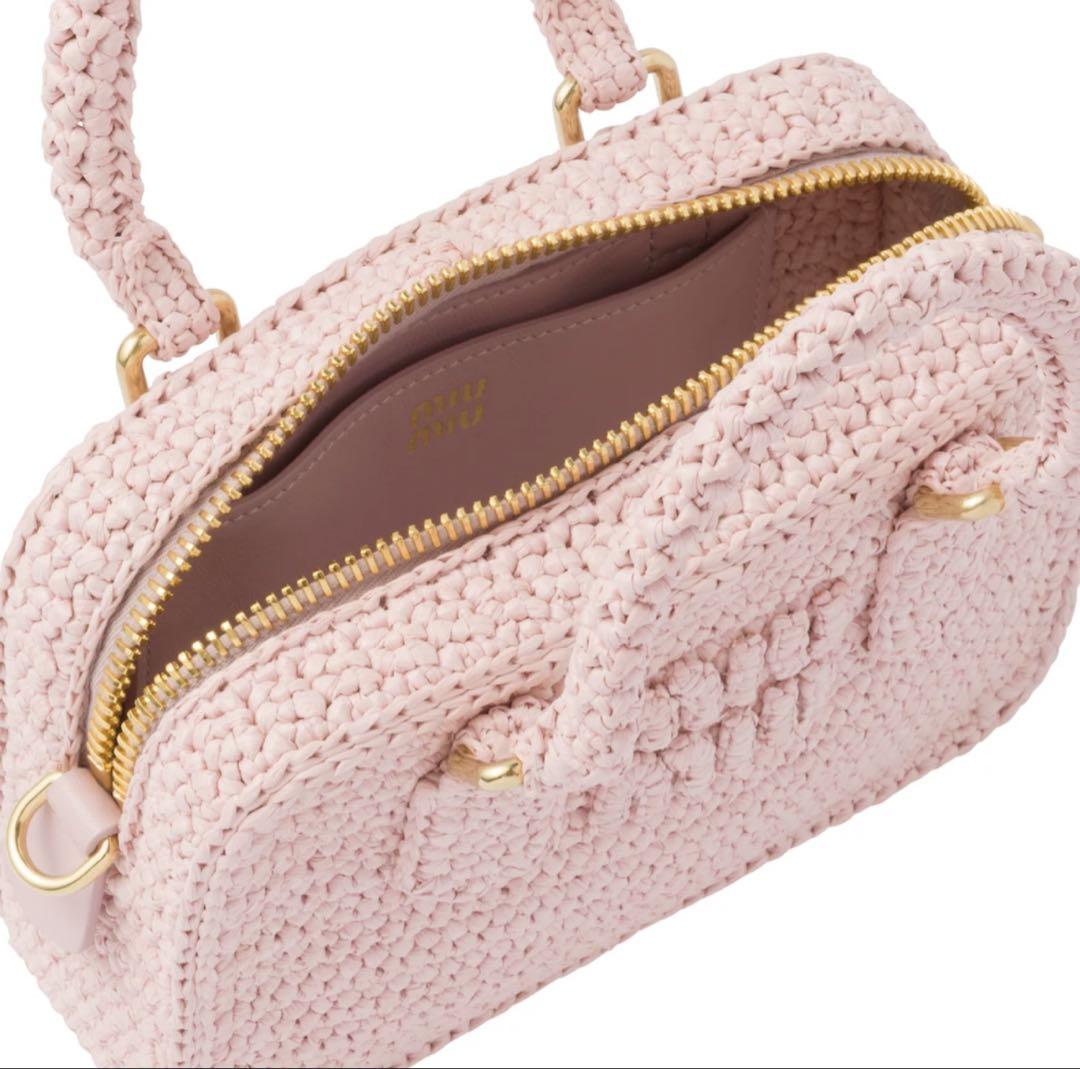【新品】 miumiu アルカディ クロシェ バッグ