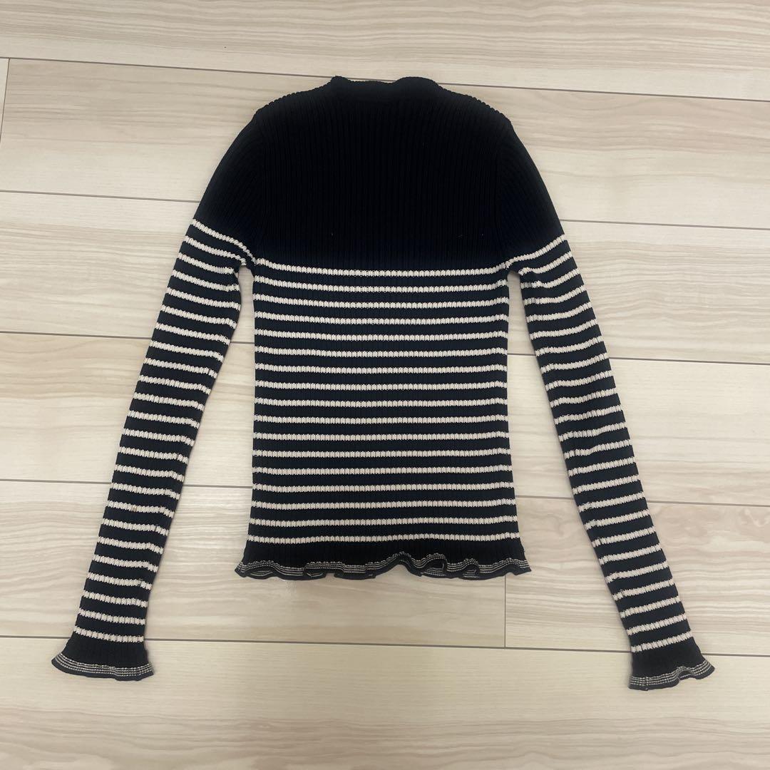 CHRISTIAN DIOR ストライプ 長袖トップス M
