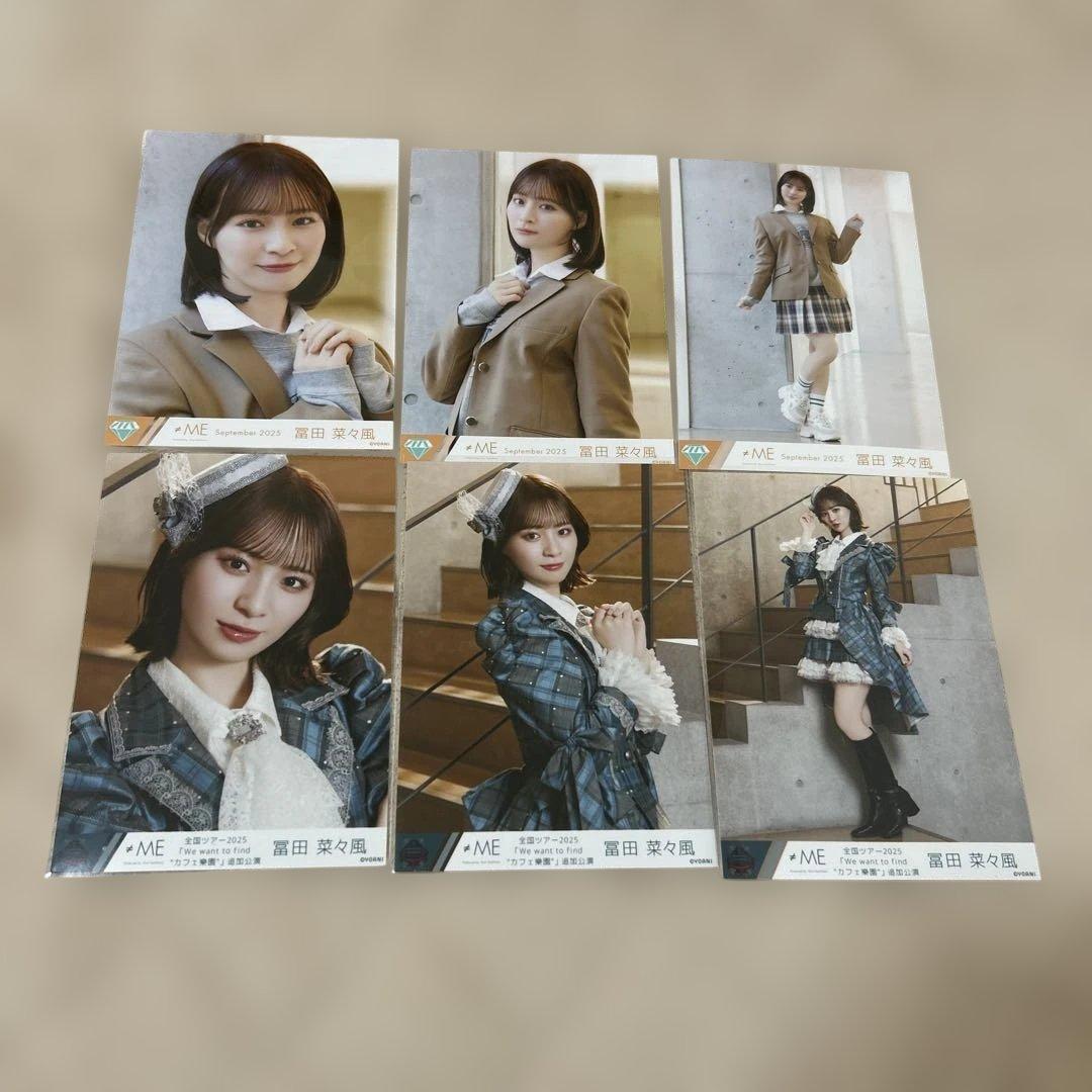 ≠ME ノイミー 冨田菜々風 生写真 神様の言うとーり！ コンプ 2種 ①