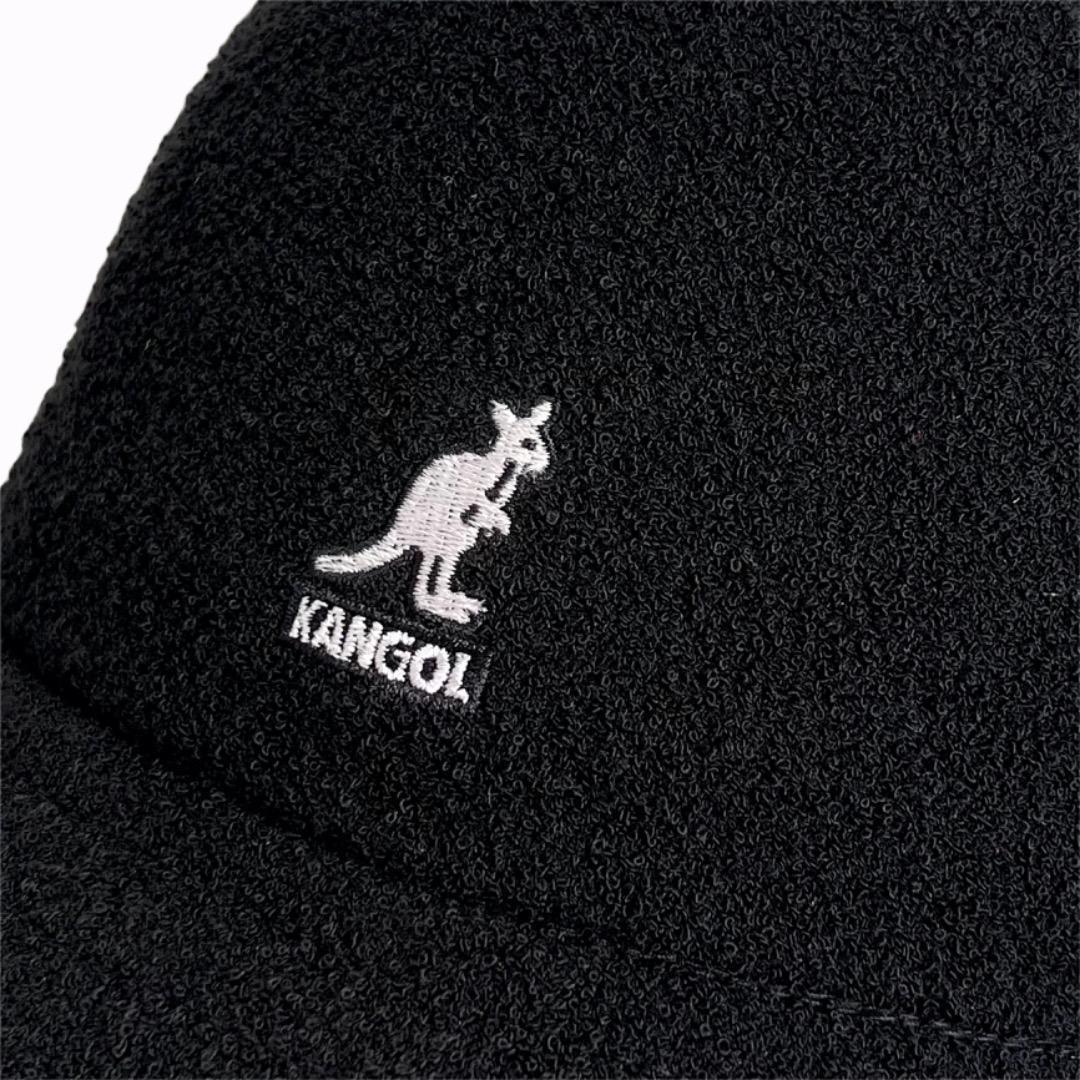 KANGOL ベル型ハット Black/white Mサイズ