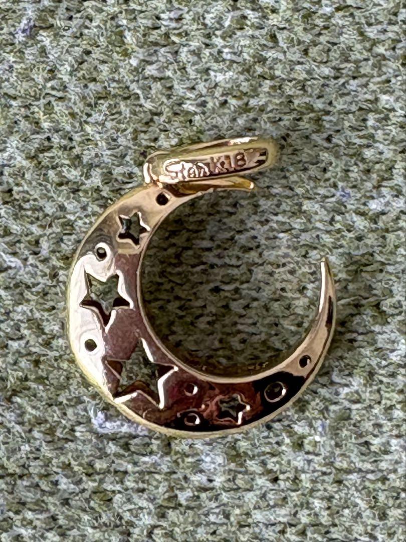 全国総量無料で 美品！スタージュエリー三日月と星のチャーム ☆ アクセサリー