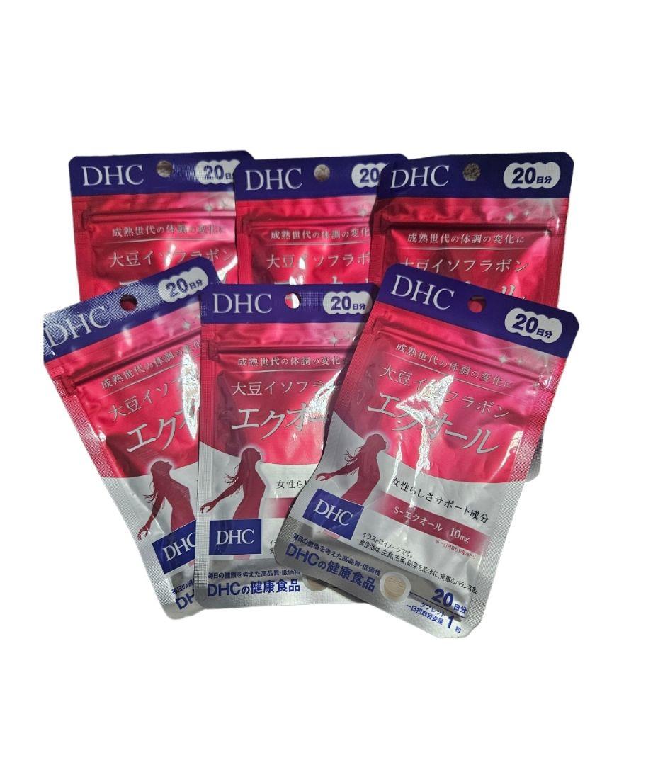 DHC 大豆イソフラボン エクオール 20日分 20粒 6セット