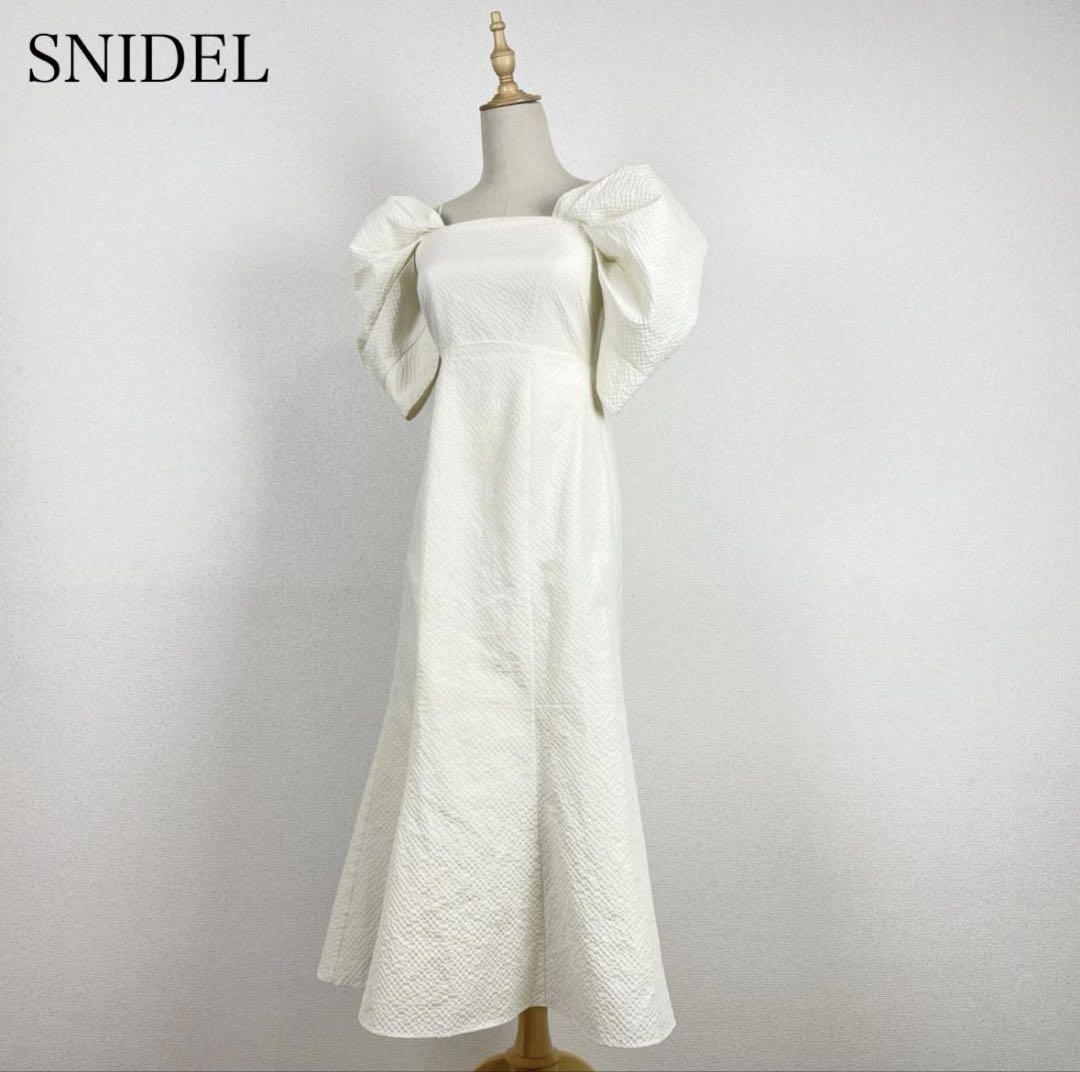 SNIDEL オフショルダーキャミマーメイドワンピース