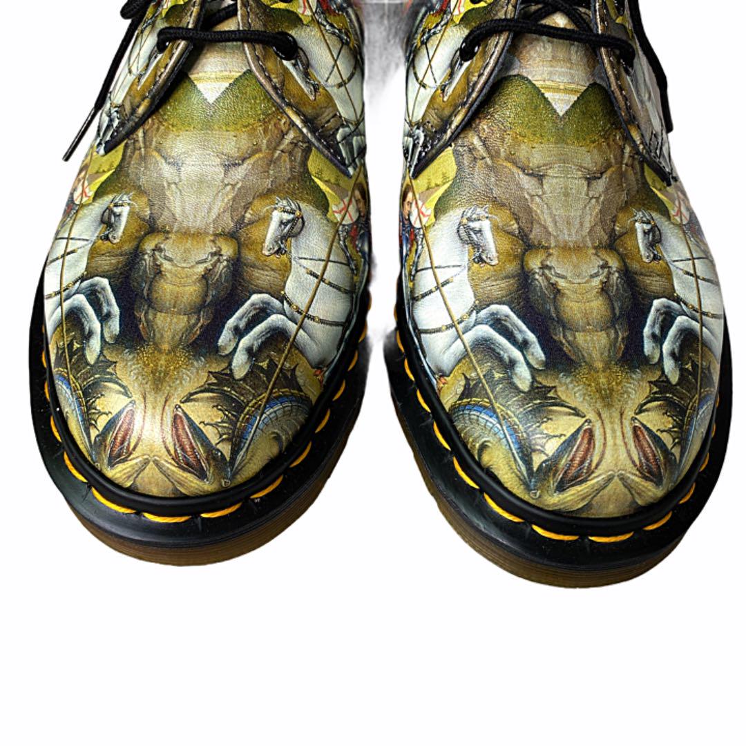 HOT在庫 美品 ドクターマーチンDr.Martens 聖ゲオルギウスと竜 3ホール レア kIyGV-m46994303794 国産超歓迎