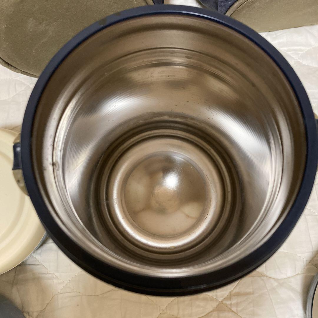 THERMOS ステンレスランチジャー保温弁当箱 青 2個セット