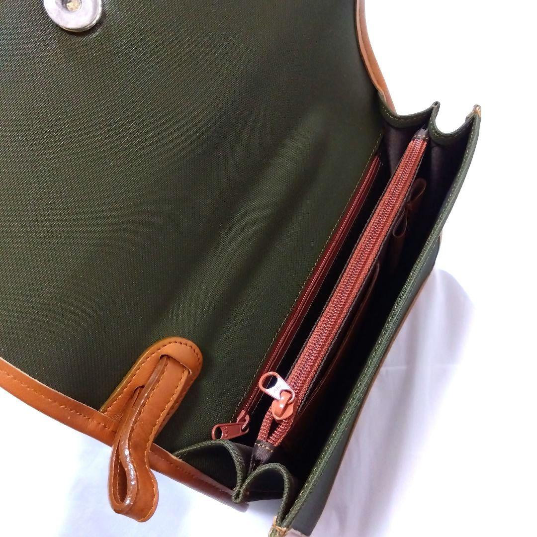 特価商品  極美品】デルセー カーキ 希少 クラッチバッグ PARIS DELSEY バッグ