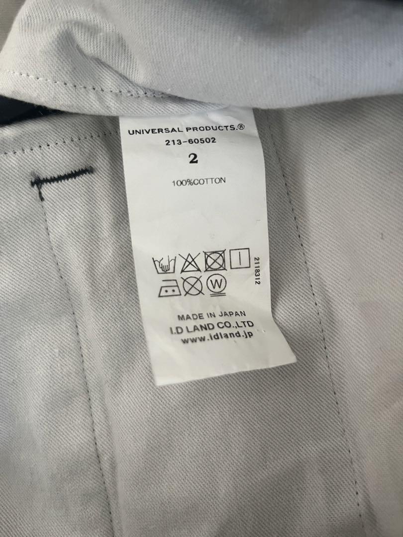 ユニバーサルプロダクツ　COTTON 1TUCK TROUSERS