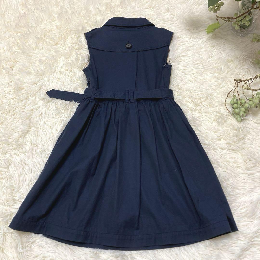 【BURBERRY CHILDREN】トレンチ　ワンピース　ノースリーブ