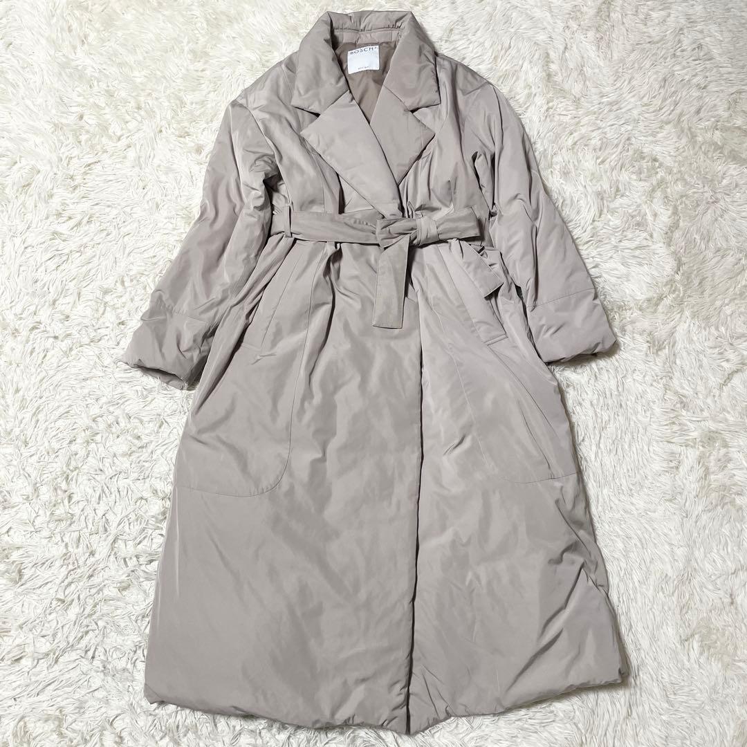 BOSCH ボッシュ ダウン ガウンコート 38 M相当 ベージュM Bosch