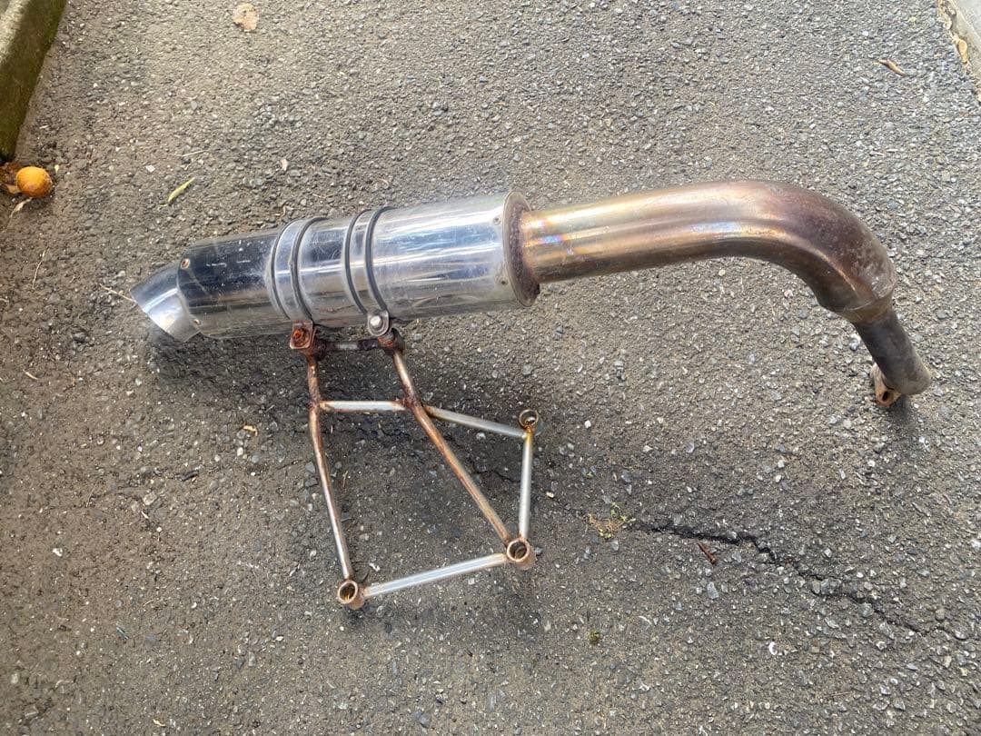 ステンレス製スリムマフラー マジェスティー250