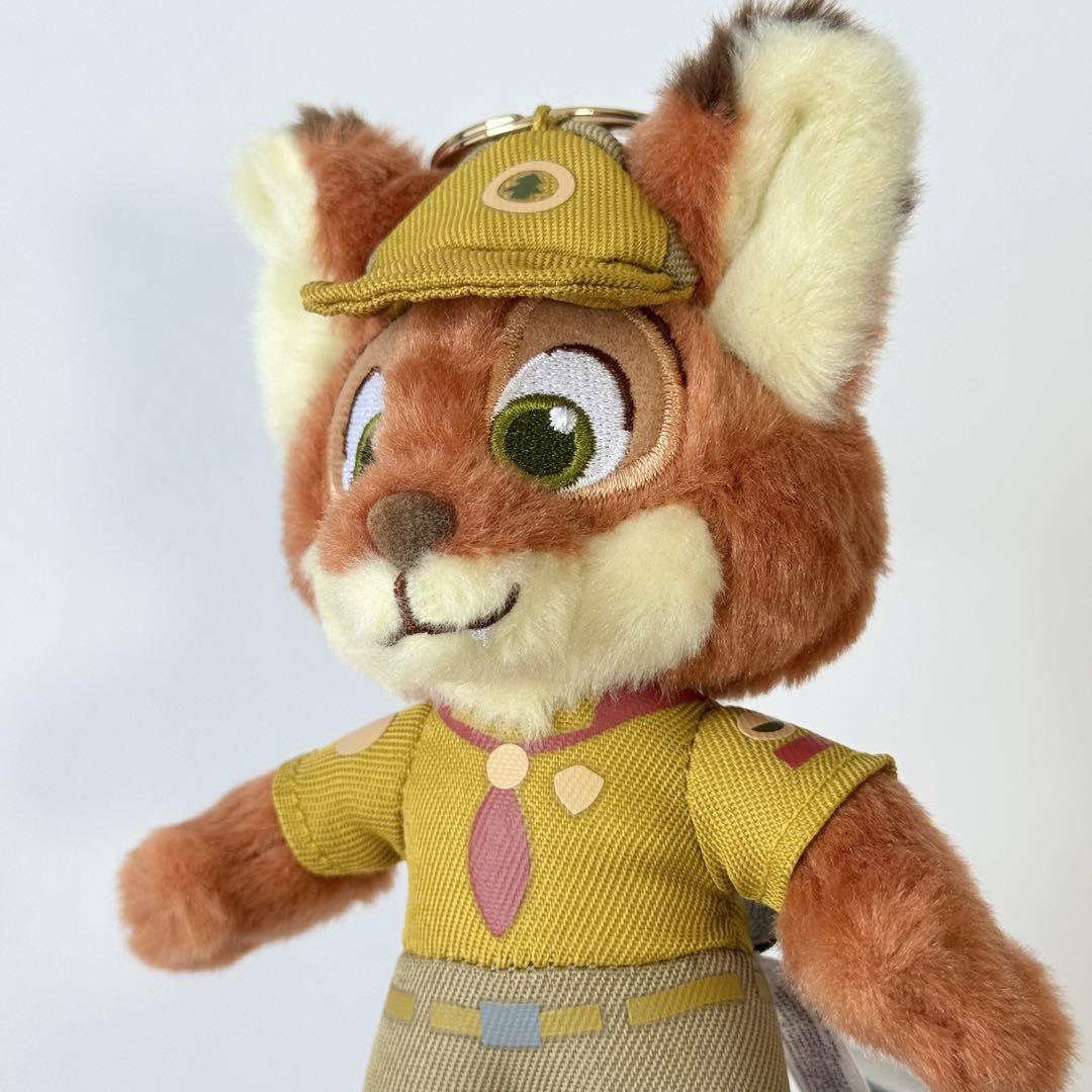 ディズニーストア ニック 幼少期 プラッシュキーチェーン 未使用タグ付】幼少期 ニック ぬいぐるみキーチェーン 【匿名