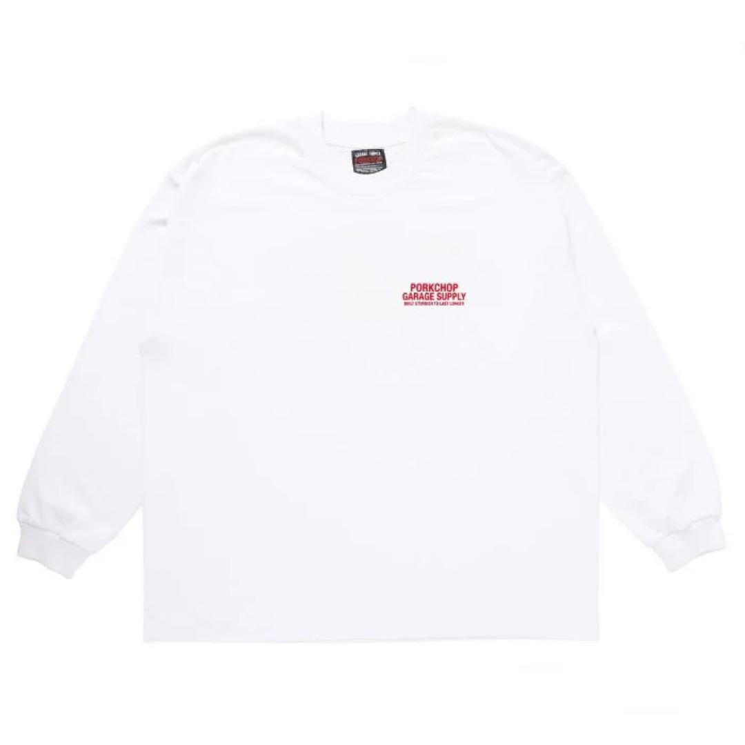 ポークチョップ ロンT WHITE Mサイズ キムタク マシス ラッツ