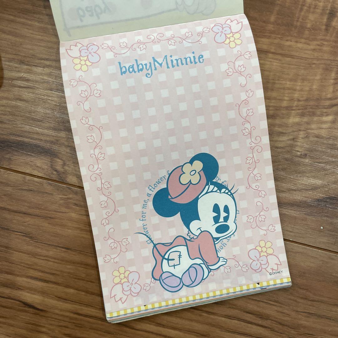 当時物♡ベビーミニーマスコット鉛筆＆ディズニーベビー消しゴム/ミッキー/ドナルド