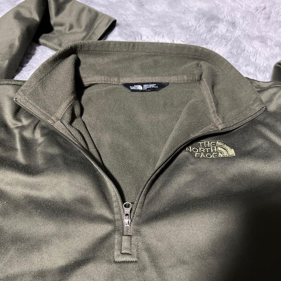 THE NORTH FACE ハーフジップフリース オリーブ