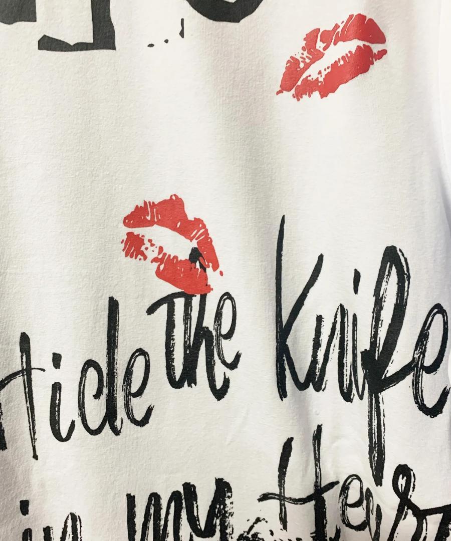 トップス SWITCHBLADE SPRAY GRAPHICS L/S TEE S