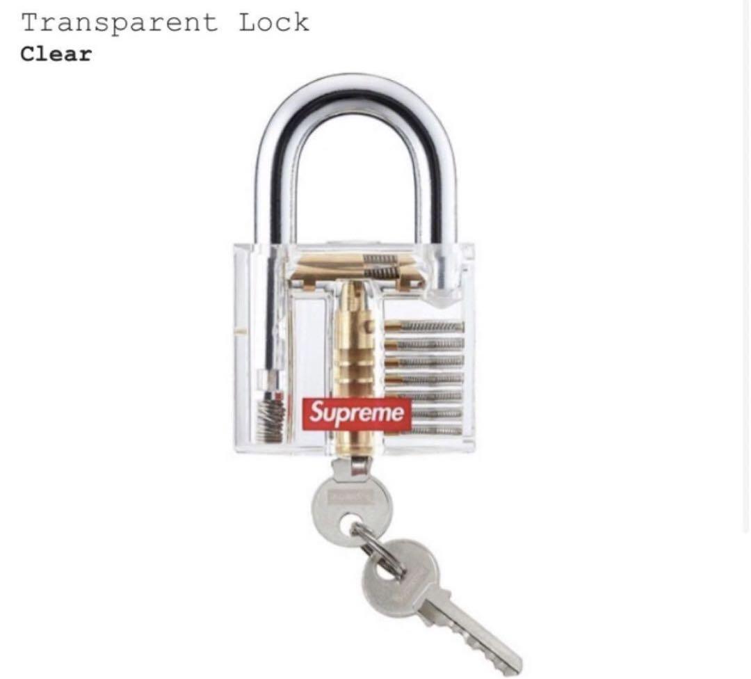 Supreme Transparent Lock 新品未開封