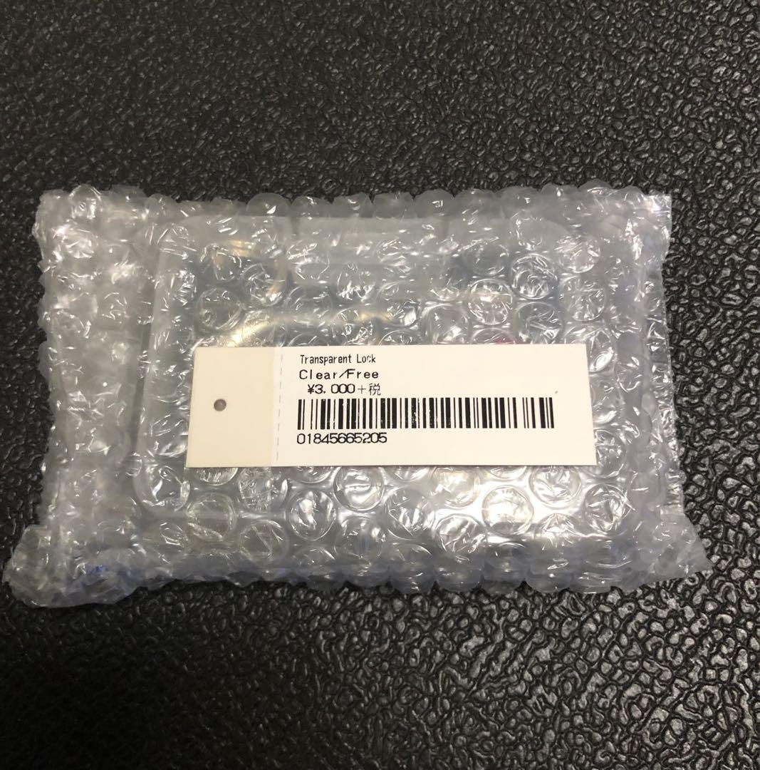 Supreme Transparent Lock 新品未開封
