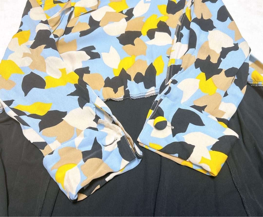 DVF シルク ラップワンピース カシュクールワンピース M DVF シルク ラップワンピース カシュクールワンピース M - メルカリ