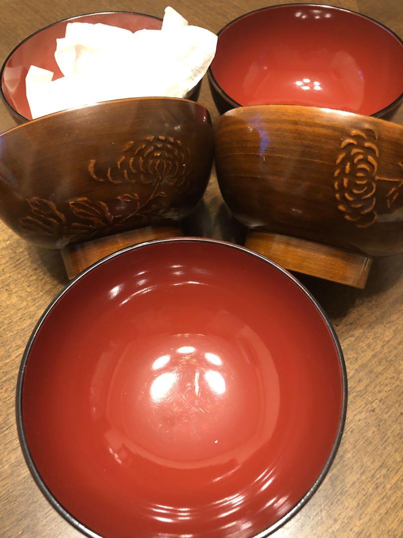 ウレタン樹脂製汁椀 5個セット