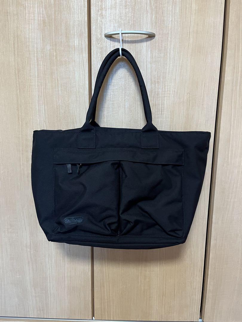 ramidus×OUTDOOR ブラック トートバッグ