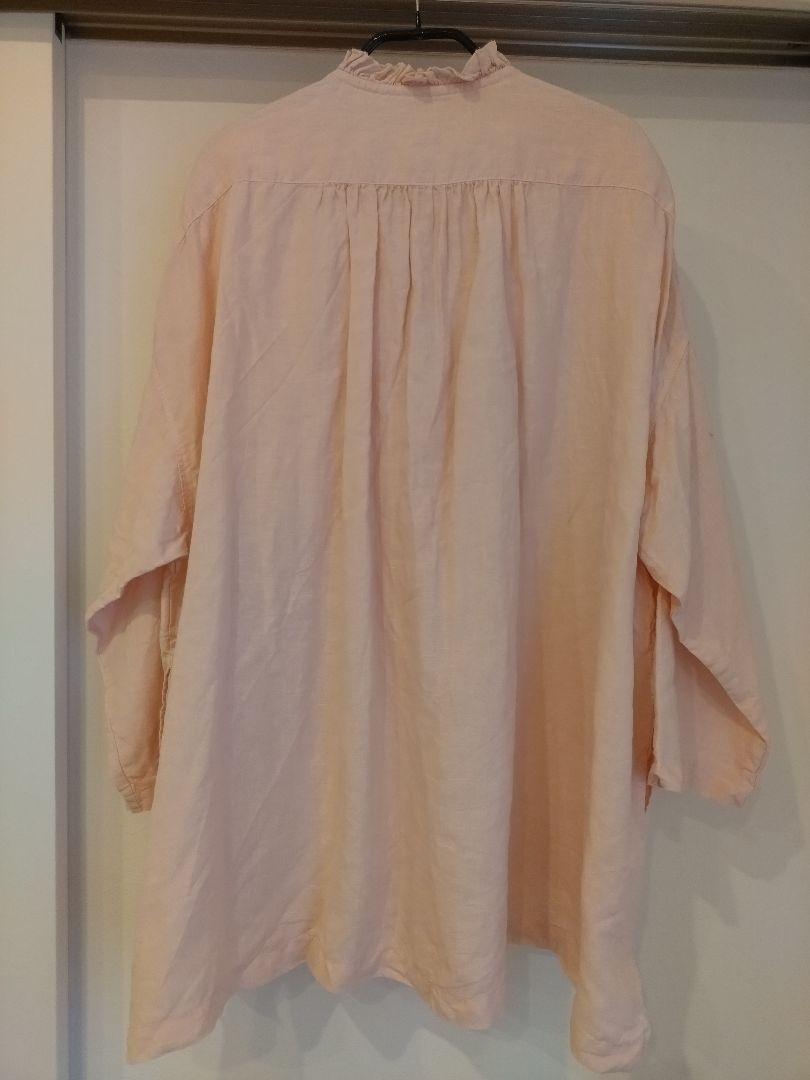 nest Robe︎♥︎サクラ染めパフィーブラウス nest Robe - 今期 ネストローブ リネンパフィーブラウス ピンク