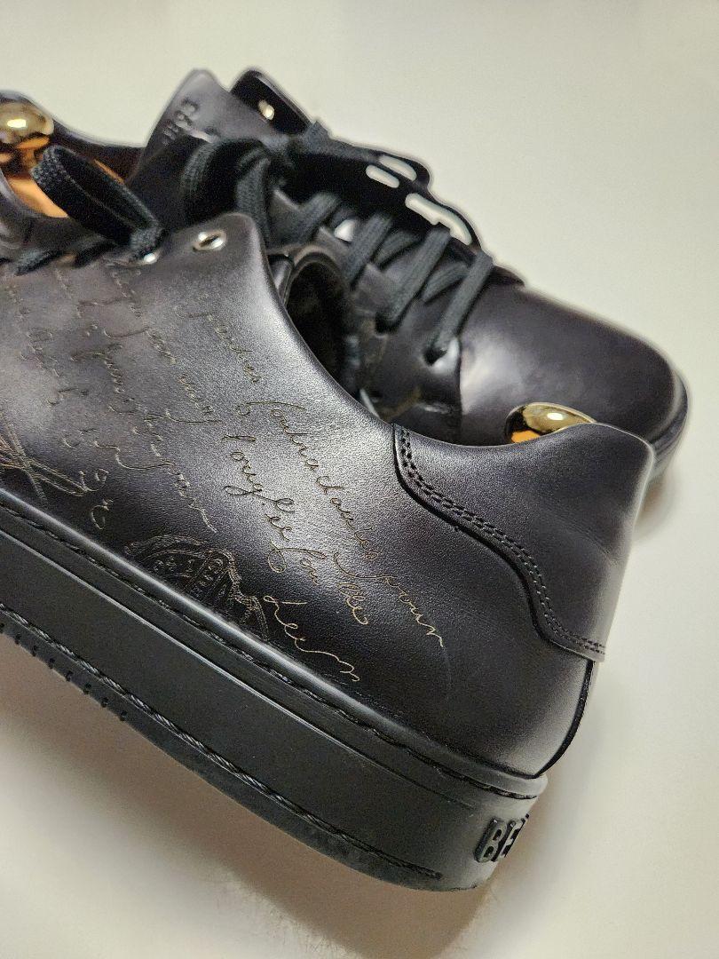 【美品】BERLUTI レザースニーカー プレイタイム スクリット 8.5 画像15