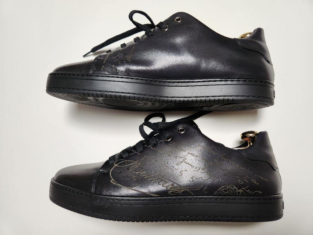 【美品】BERLUTI レザースニーカー プレイタイム スクリット 8.5 画像7