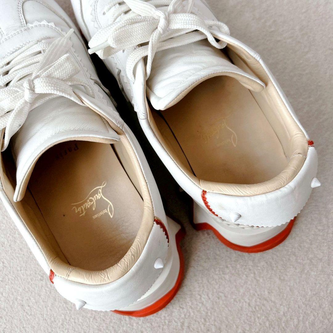 【希少】クリスチャンルブタン ルビシャーク スニーカー ホワイト 27㎝ 【希少】クリスチャンルブタン ルビシャーク スニーカー ホワイト 27㎝