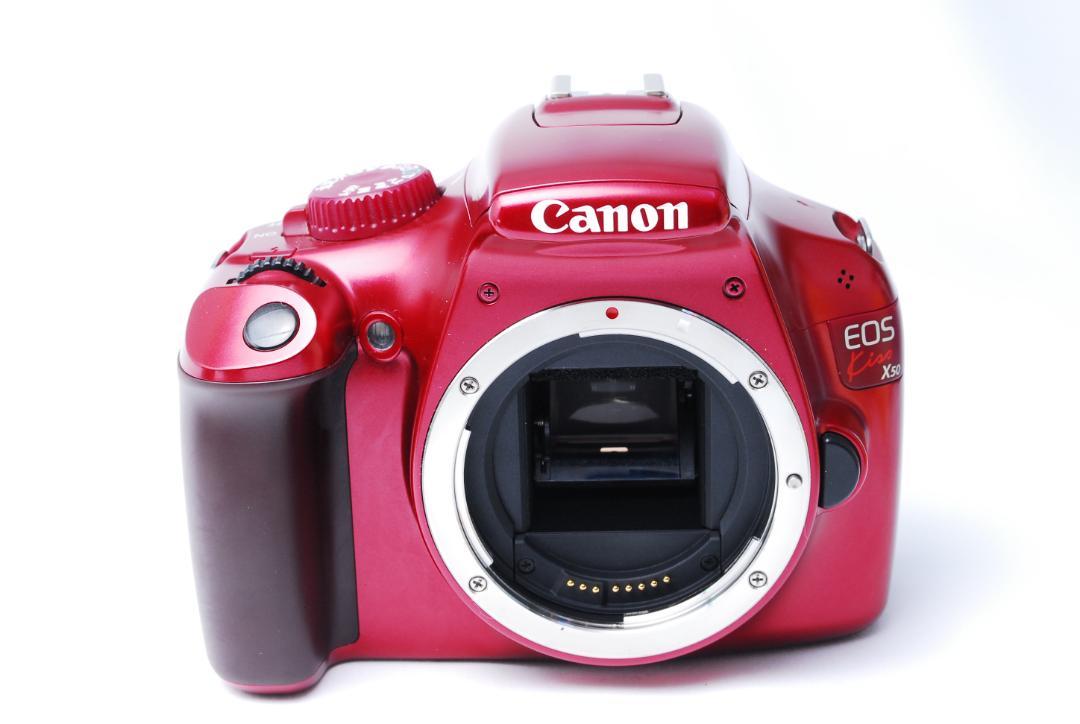 【超美品】Canon X50 スマホ転送 一眼レフカメラ 人気カラー
