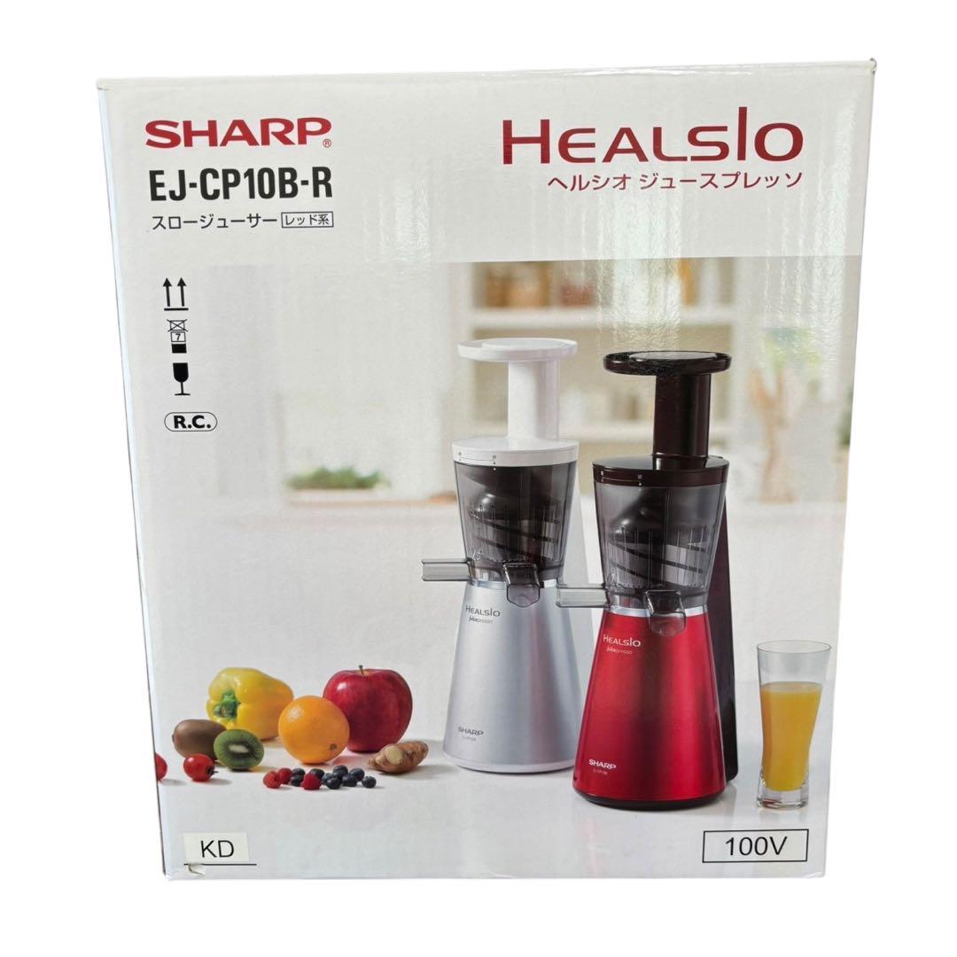 SHARP シャープ ジューサー EJ-CP10B-R - メルカリ