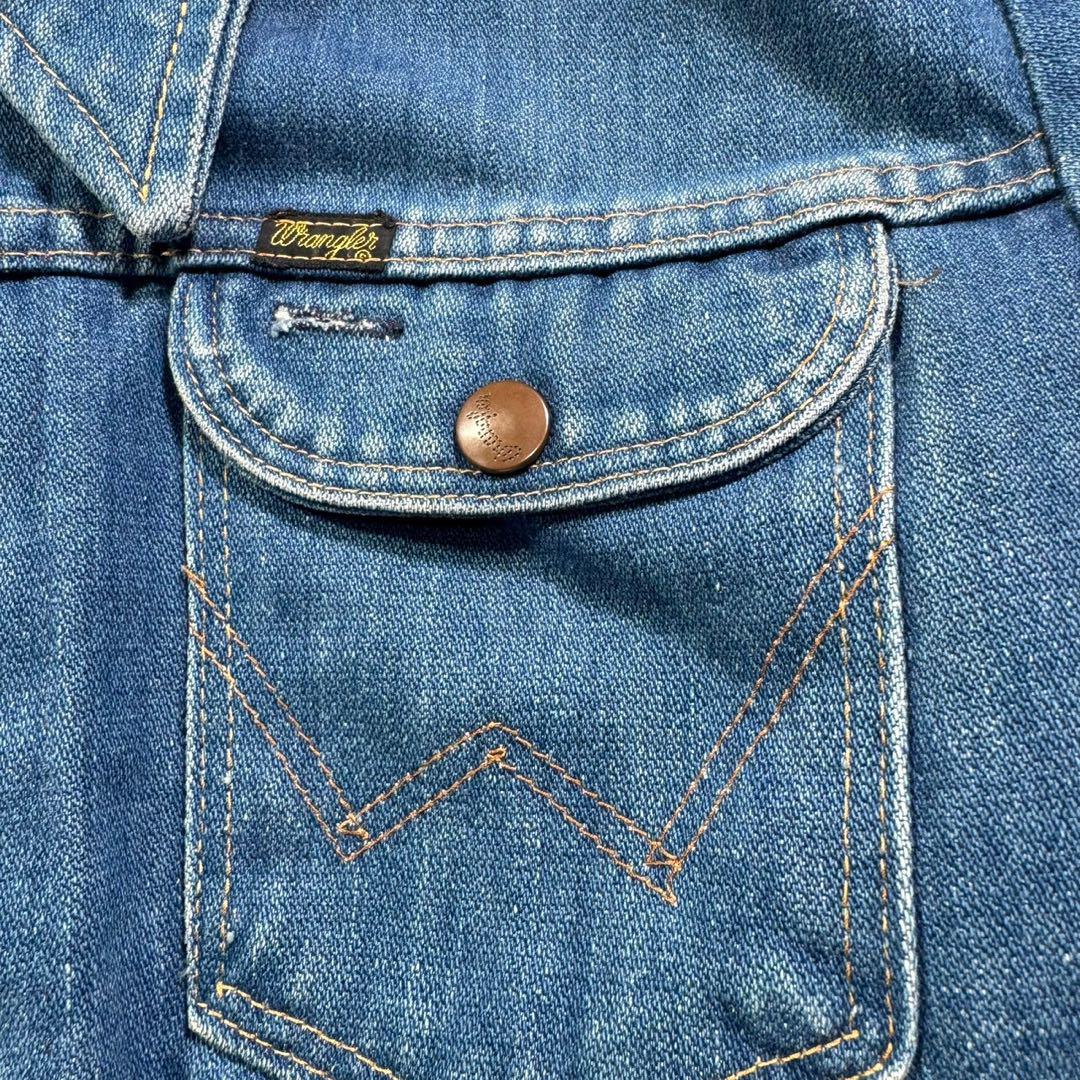 80s Wrangler 126MJ 白三角タグ　デニムジャケット 80s USA製 WRANGLER 白三角タグ 126MJ【38】Gジャン - メルカリ