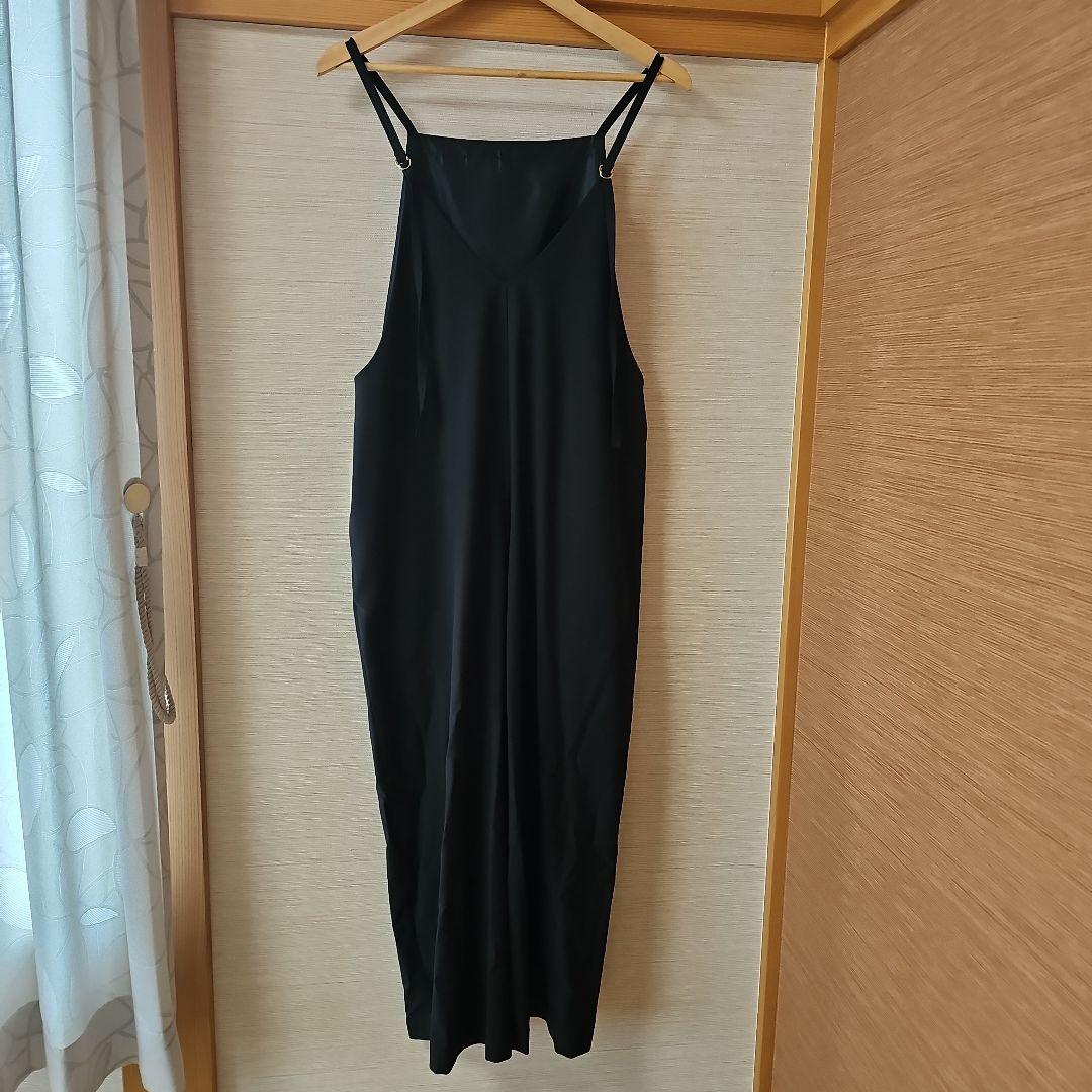green label relaxingブラックサロペット・オーバーオール