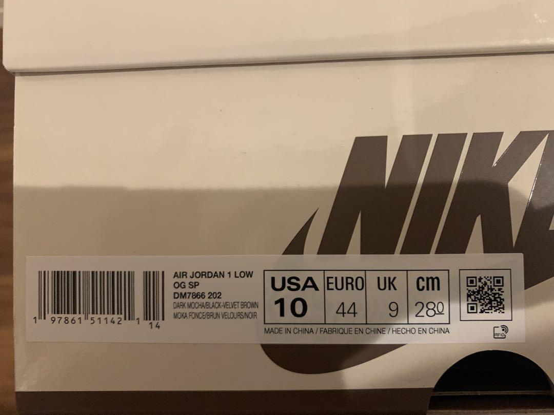 新品　Travis Scott × Nike Air Jordan 1 Low