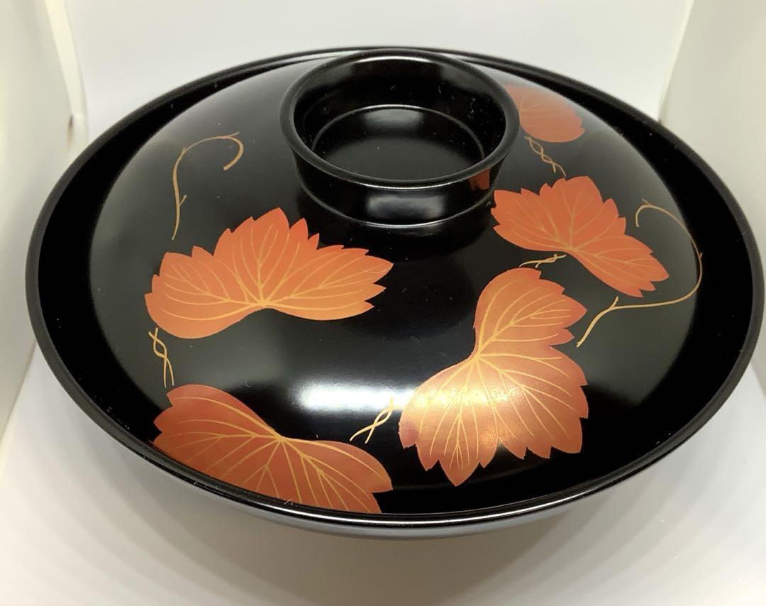 【美品自宅保管品】輪島塗　蓋付き煮物椀10客セット