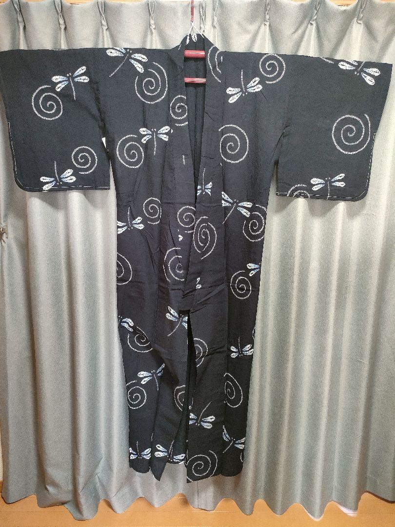 有松絞り*水色とんぼ柄*浴衣*新品*夏着物*単衣*洗える着物*しつけ付き*